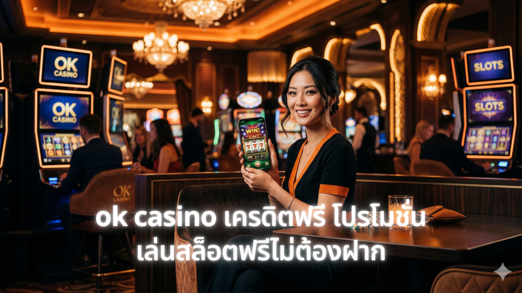ok casino เครดิตฟรี โปรโมชั่นเล่นสล็อตฟรีไม่ต้องฝาก