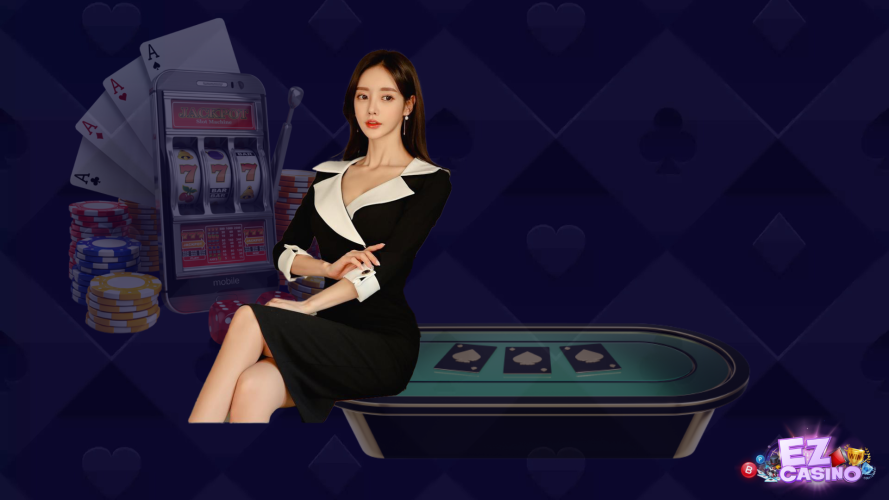 ดีลเลอร์สาว โต๊ะบาคาร่า เกมคาสิโนต่างๆ จาก เกมบาคาร่าออนไลน์ บน ezcasino เว็บตรง