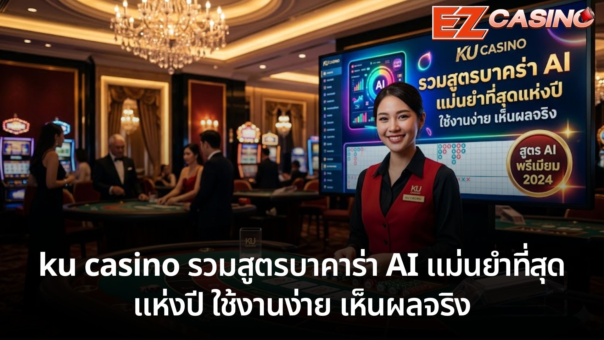 ku casino รวมสูตรบาคาร่า AI แม่นยำที่สุดแห่งปี ใช้งานง่าย เห็นผลจริง