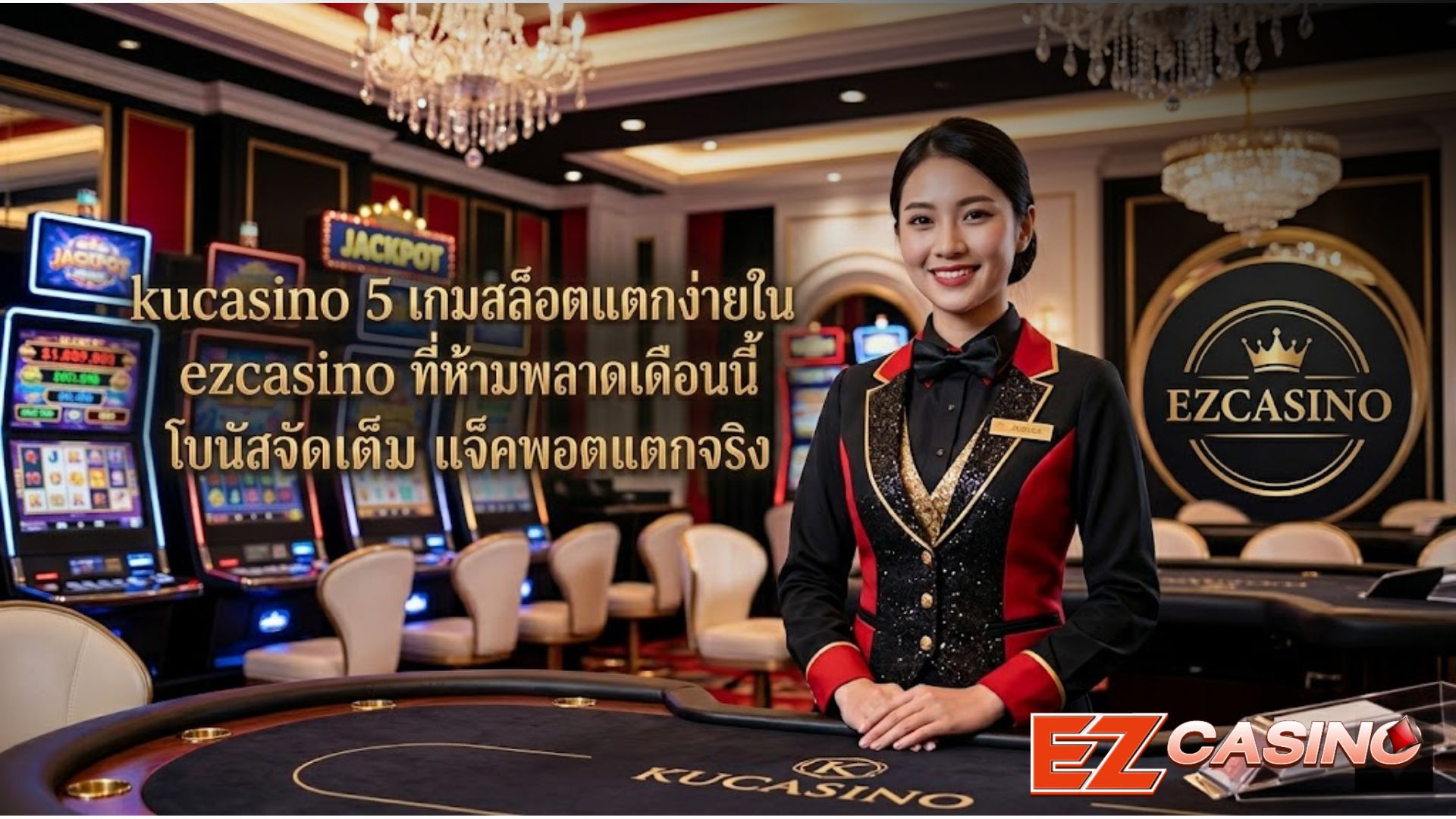 kucasino 5 เกมสล็อตแตกง่ายใน ezcasino ที่ห้ามพลาดเดือนนี้ โบนัสจัดเต็ม แจ็คพอตแตกจริง